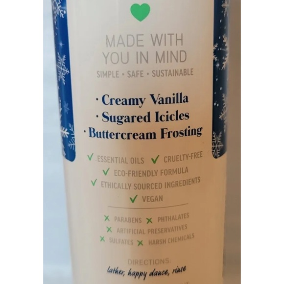 2x Scentworx by Slatkin & Co - Iced Vanilla Frosting Body Wash w/ Essential Oils - Picture 4 of 4